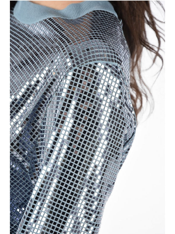 Allover Sequin Viscose Sweatshirt