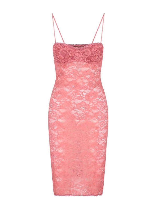 Allover Lace Camisole Dress