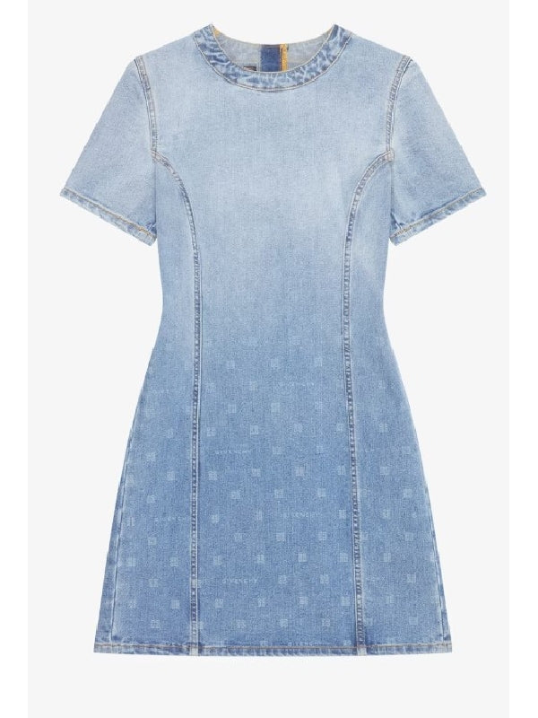 Allover 4G Denim Mini
  Dress