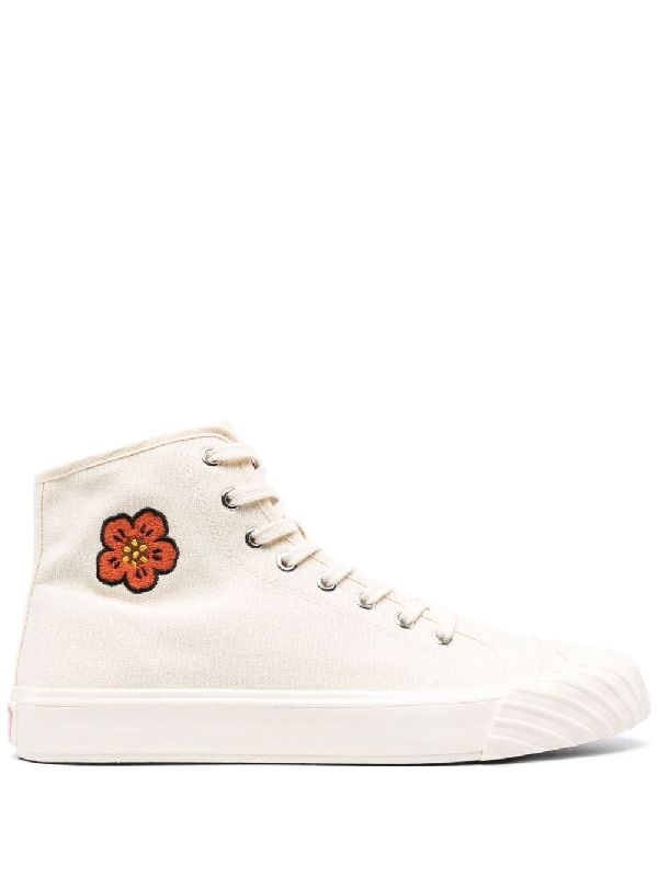 Bokeh Flower High Top Sneakers