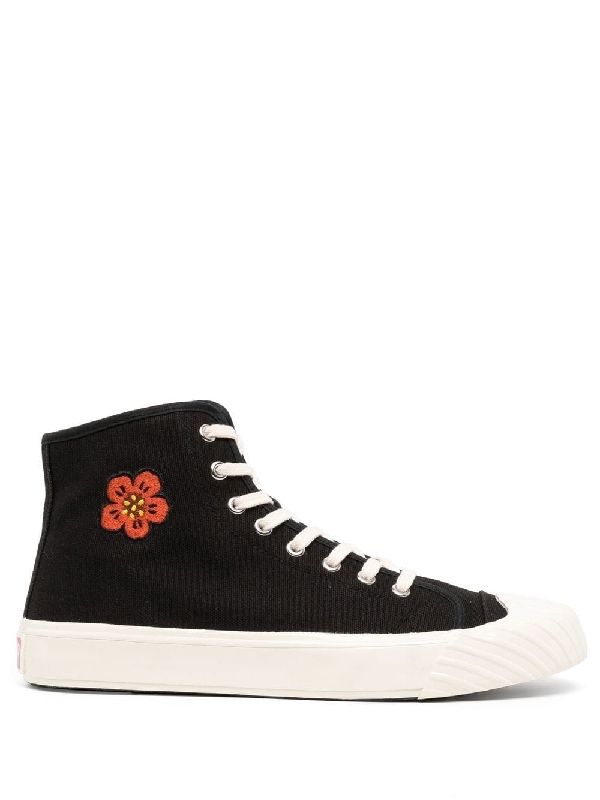 Bokeh Embroidery High Top Sneakers