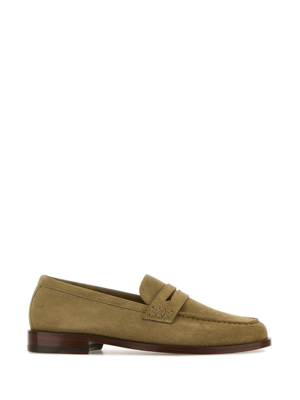 Suede Penny Loafers