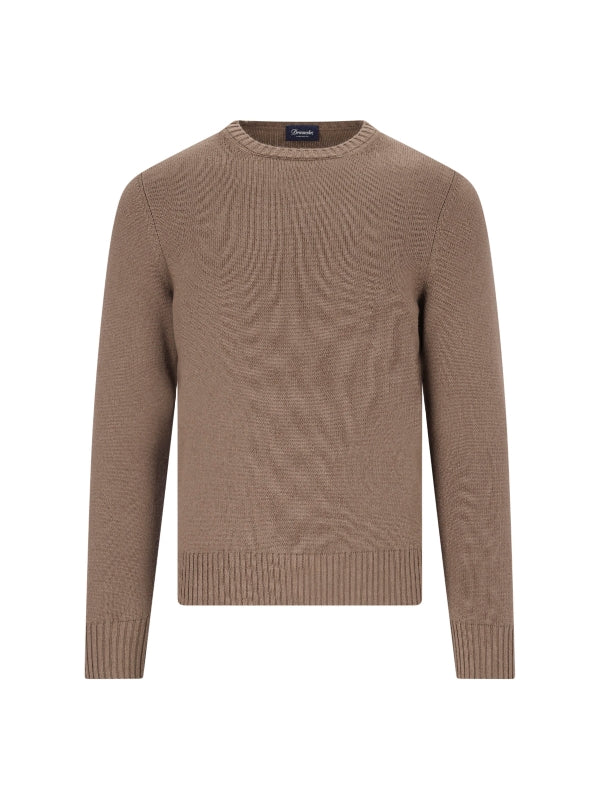 Crew Neck Cashmere Knit