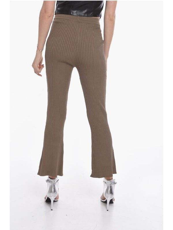 Ribbed Knit Pants Trousers - jentestore_global