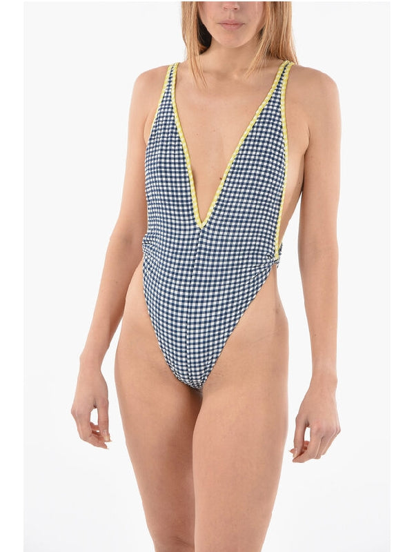 Bfsw Tessah Check Pattern One-Piece Swimsuit