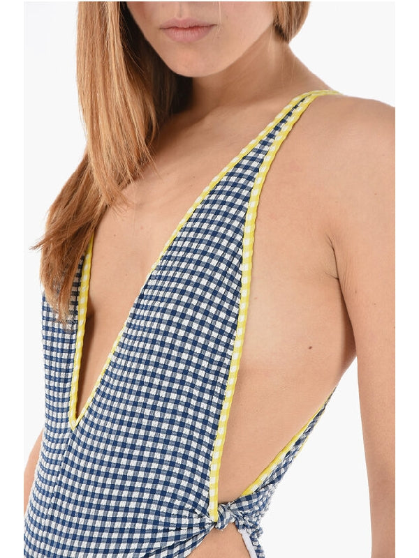 Bfsw Tessah Check Pattern One-Piece Swimsuit