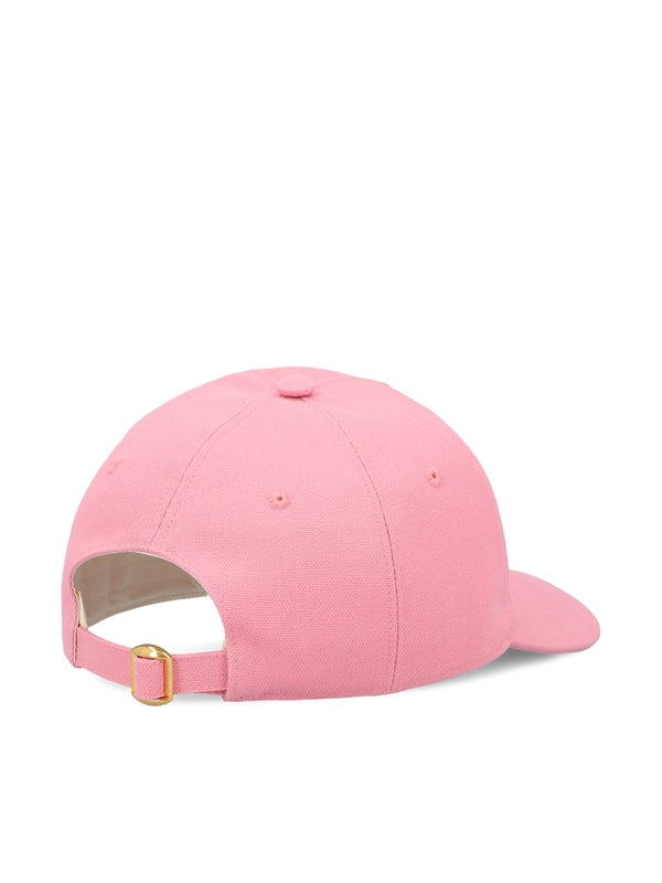 V Logo Cotton Baseball Cap