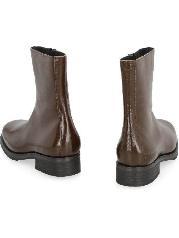 BOOTS A3207CO OLIVELEATHER Brown Ankle Boots