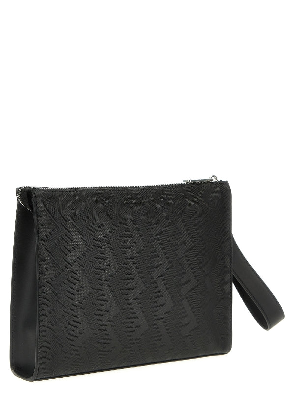 FF Shadow Diagonal Leather
  Clutch