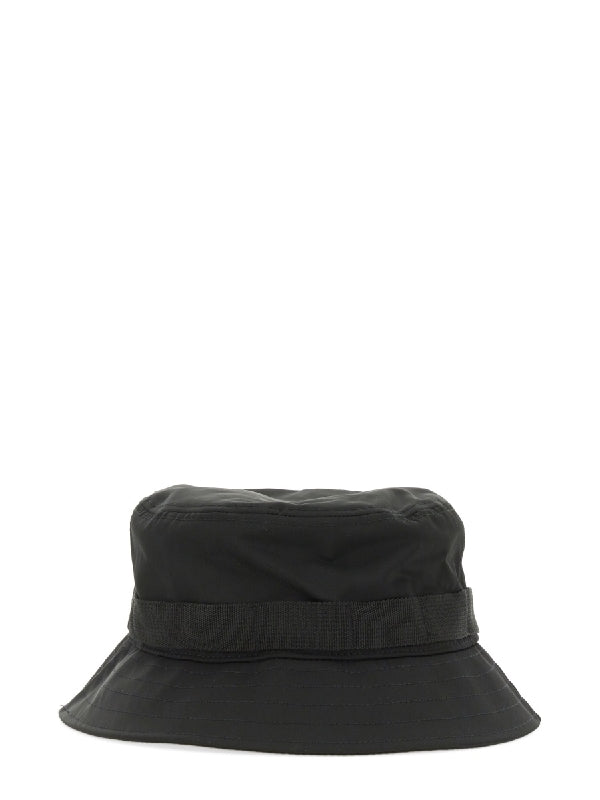 Logo Patch Nylon Bucket Hat