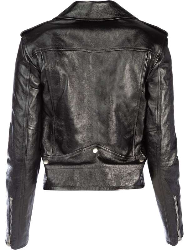 Black Leather Biker Jacket