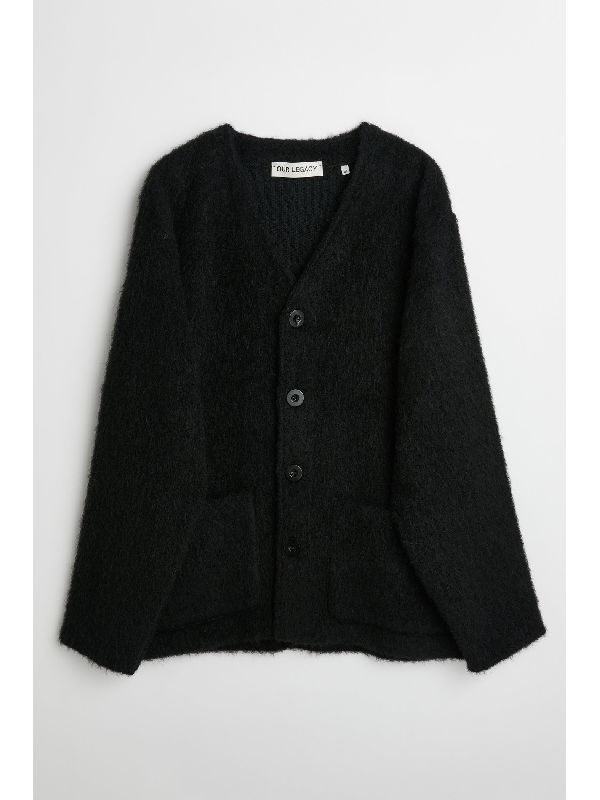 Wool Blend V-Neck Cardigan