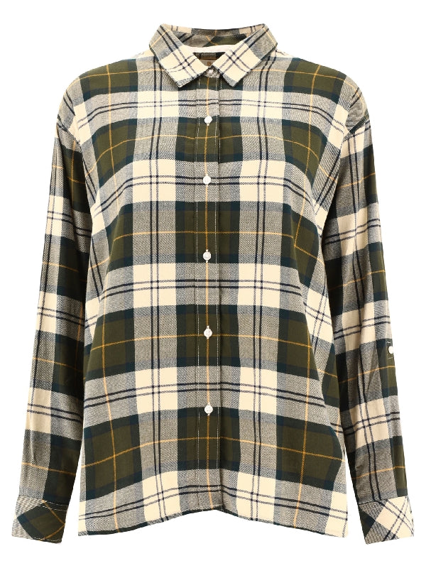 Elishaw Check Pattern Cotton Shirt