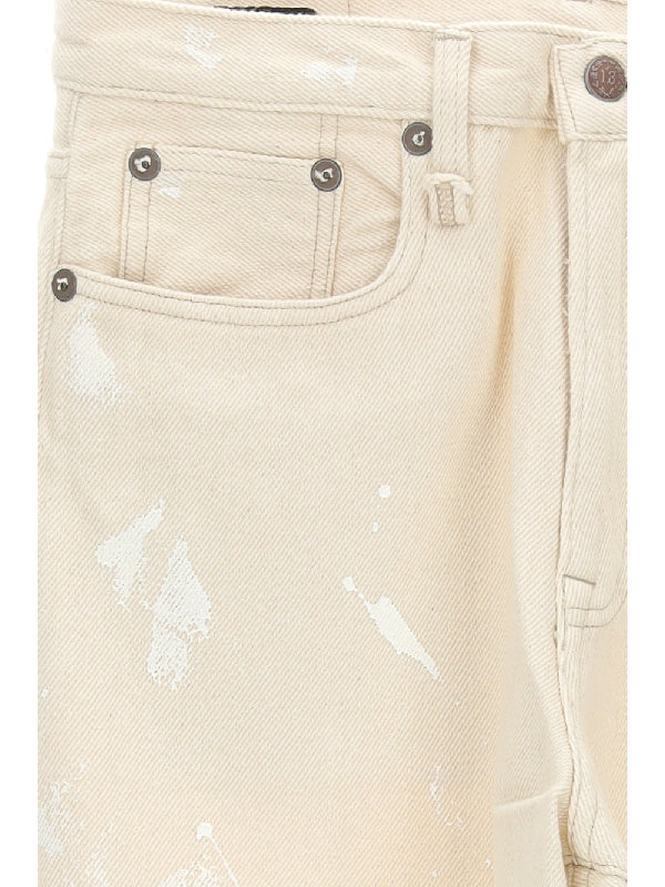 Darcy Paint Detail Denim Pants