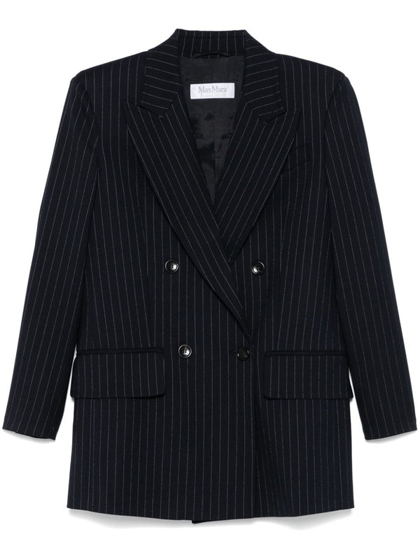 Albany Stripe Wool Double
  Jacket