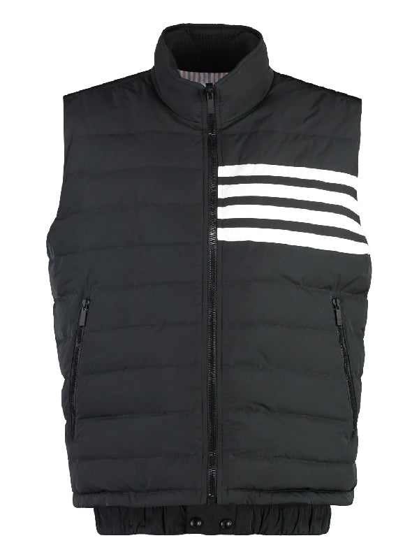 4-Bar High Neck Padded Vest