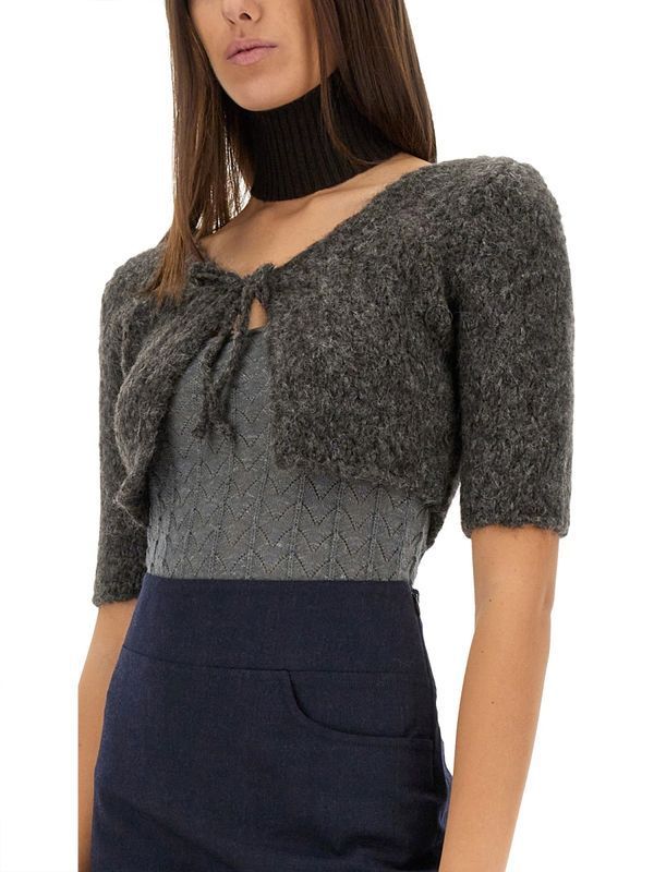 Ancla Alpaca Blend Crop Cardigan