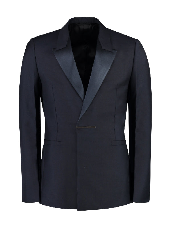 Slim Fit Wool Single Jacket