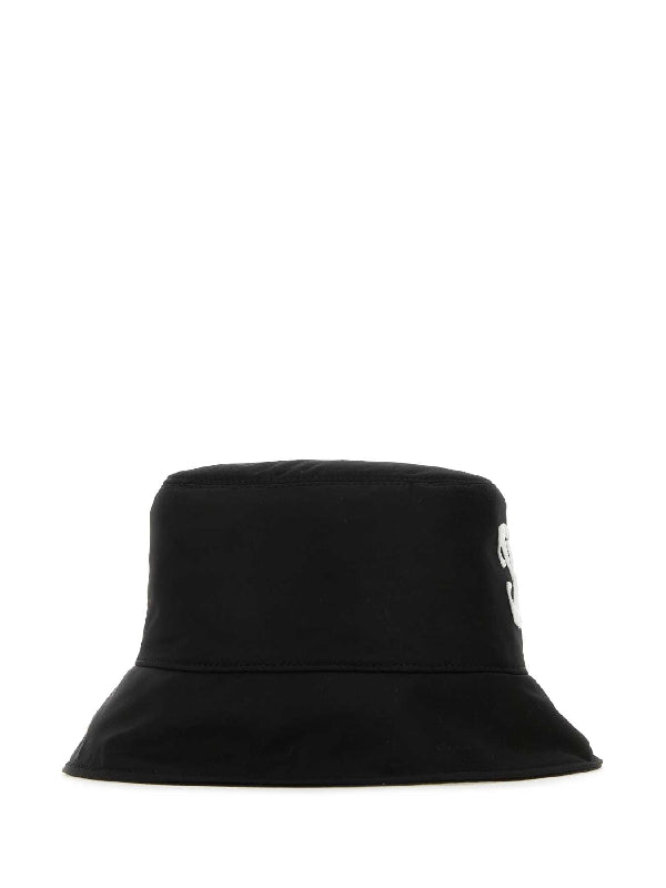 Arrow Embroidered Nylon Bucket Hat