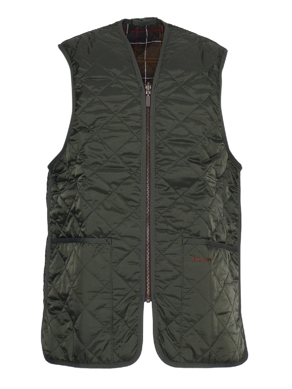 Logo Embroidery Detail Quilted Vest