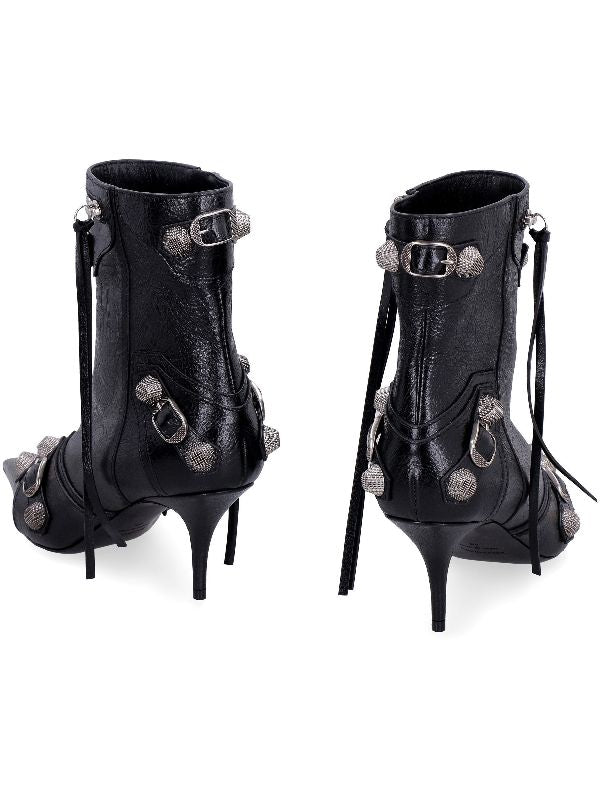 Arena Lambskin Cagole Boots Heel