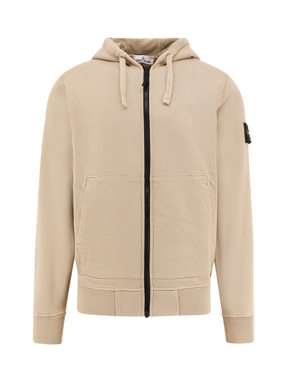 Wappen Patch Cotton Hoodie Zip-Up