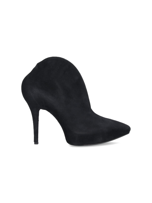 Sleek Suede Bootie Heel