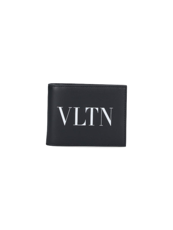 Vltn Printing Leather Bi-Fold Wallet