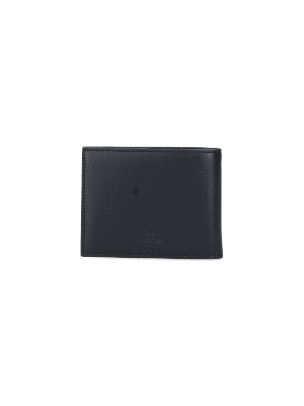 Vltn Printing Leather Bi-Fold Wallet