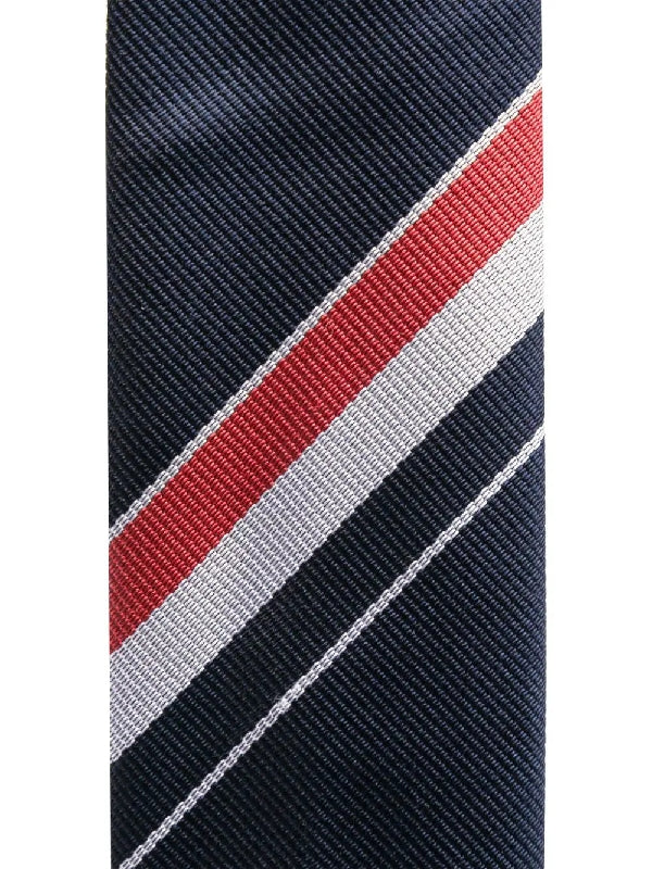 Rwb Stripe Silk Necktie