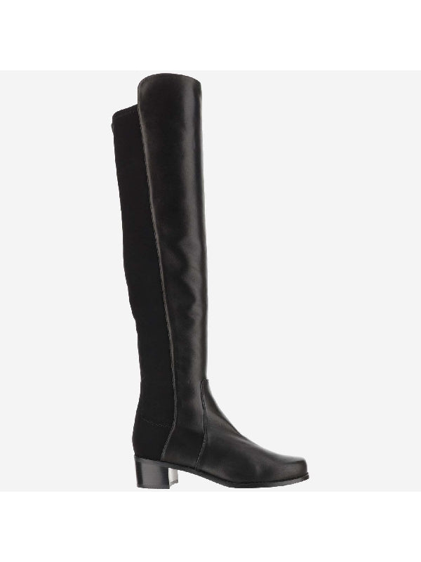 5050 Suede Panel Knee High Boots