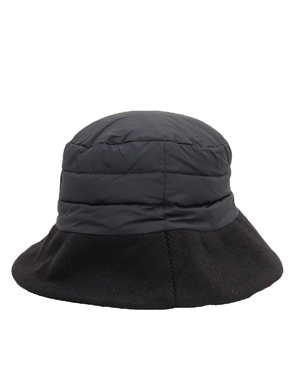 Logo Patch Padded Bucket Hat