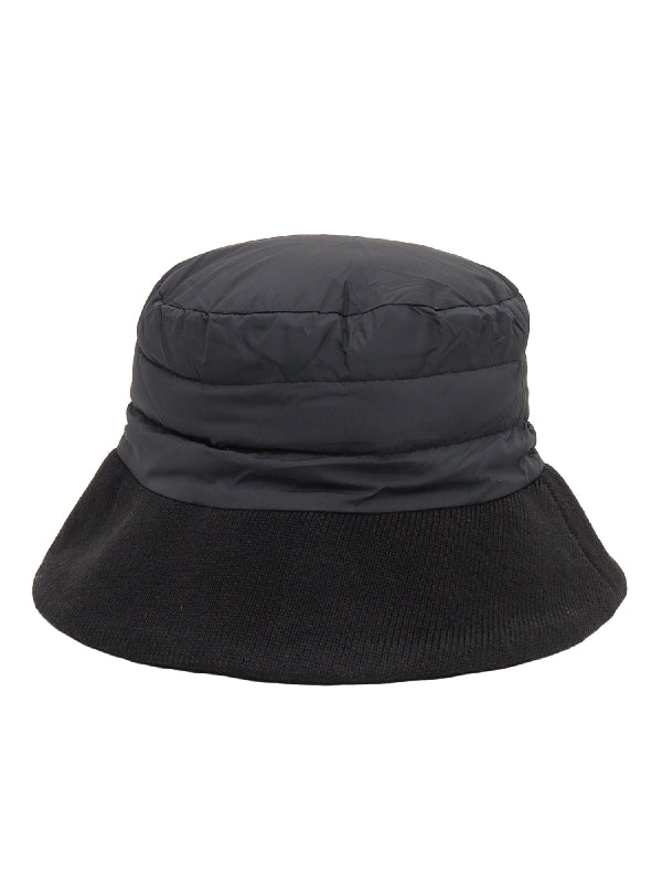 Logo Patch Padded Bucket Hat