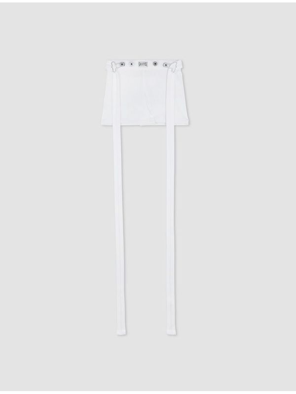 Logo Detail Buckle String Cotton Shorts