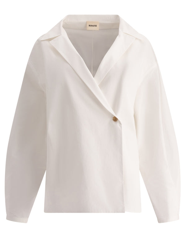 Khaite White Shirts & Blouses