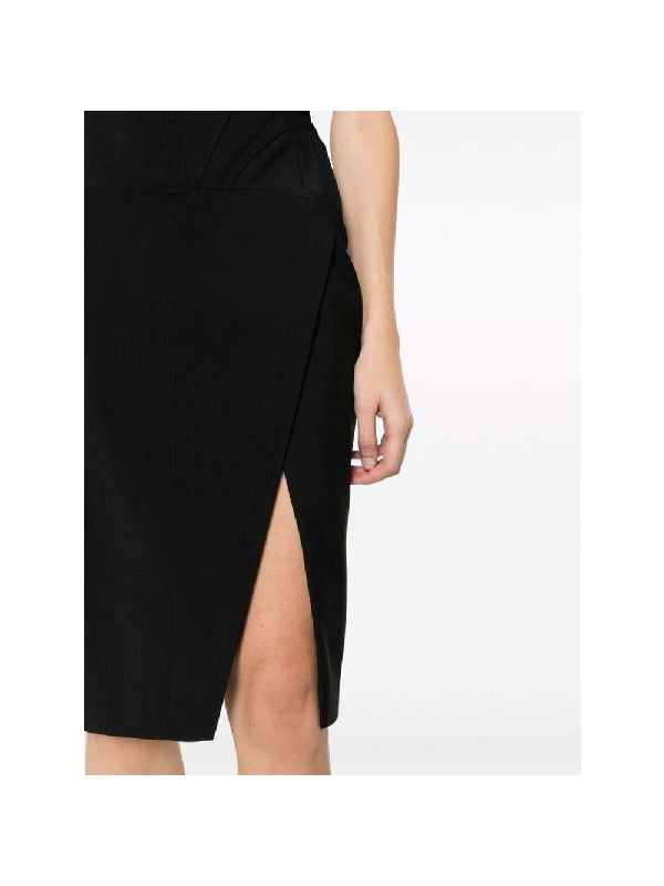 Side Slit Panel Skirt