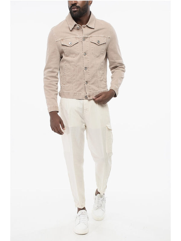 Brunello Cucinelli Beige Trucker