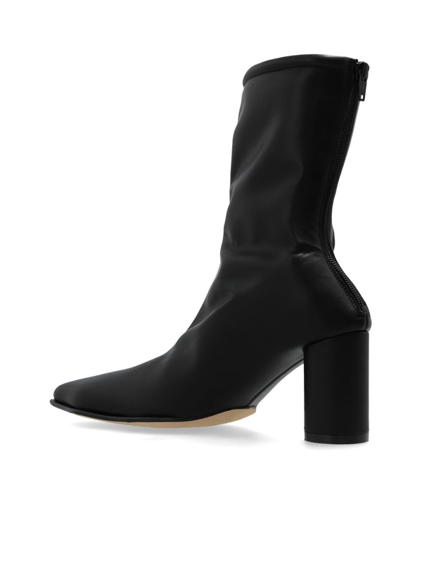 Anatomic Zipper Ankle Heel Boots