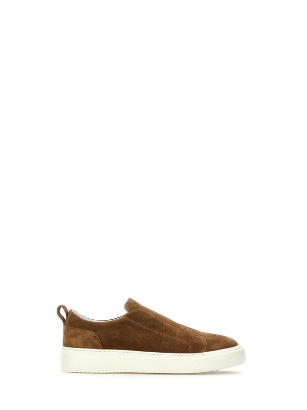 Suede Slip-On Low-Top Sneakers