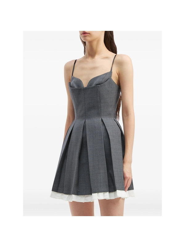 PLEATED Mini Dress