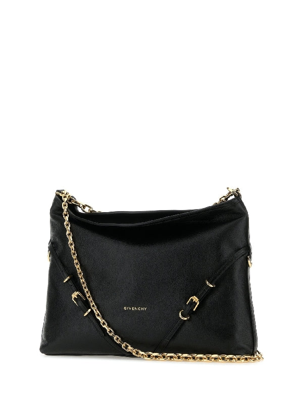 Voyou Leather Chain Medium Shoulder Bag