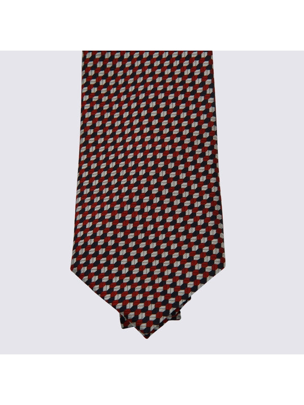 Z Zegna Red Neck Ties
