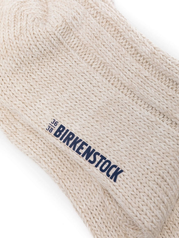 Logo Rib Cotton Socks