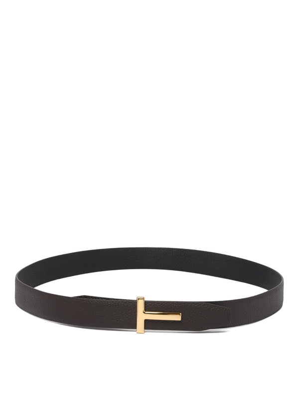Tom Ford Black Brown Leather Belts