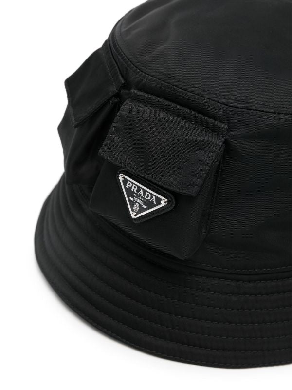 Triangle Logo Pocket Bucket Hat