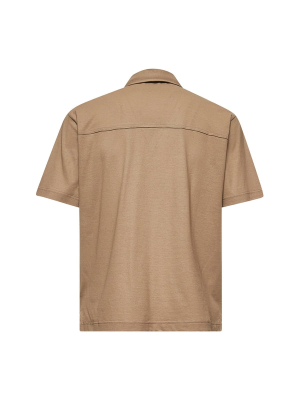 Pocket Detail Cotton Short Sleeve Shirt