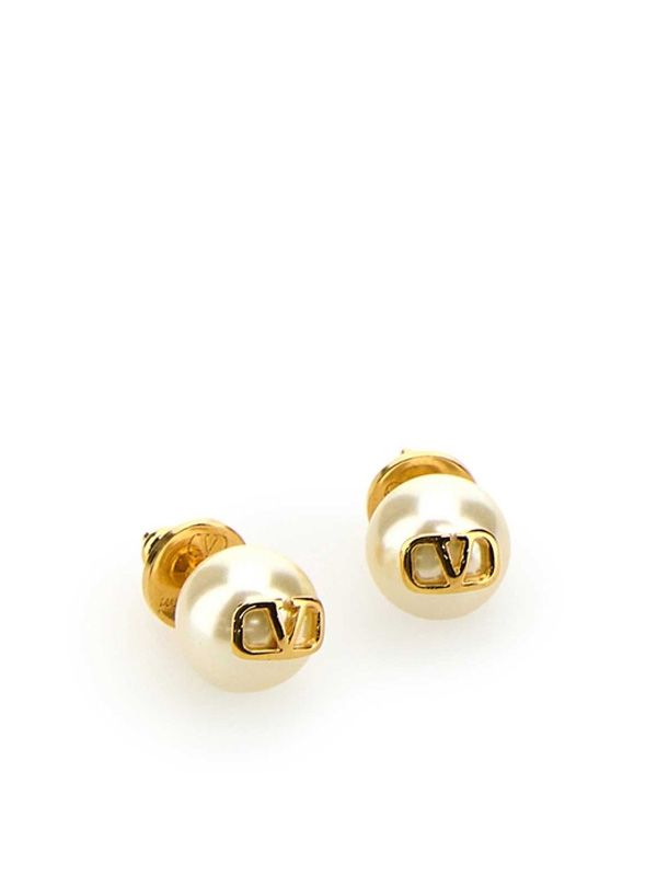 Valentino White Earrings