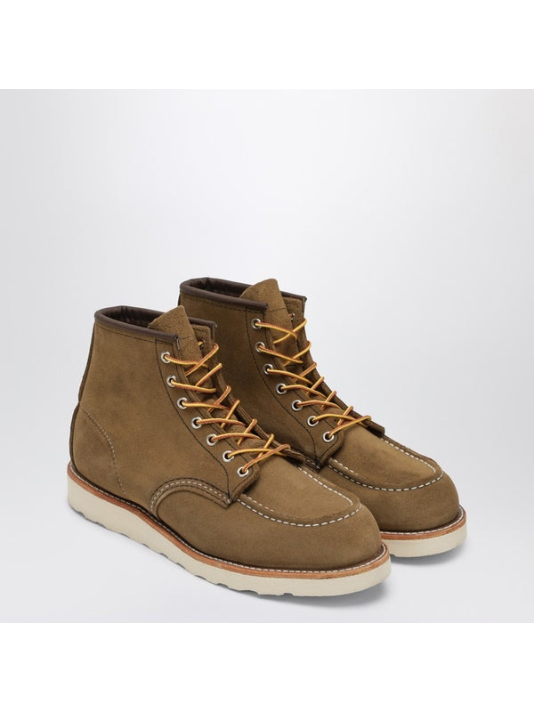 Red Wing Green Lace-Up Boots