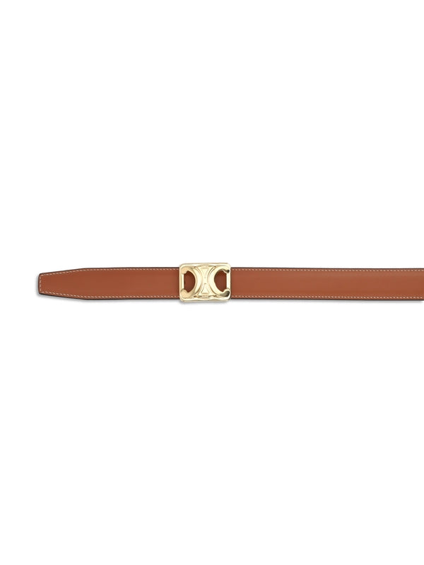 Triomphe Reversible Leather Belt