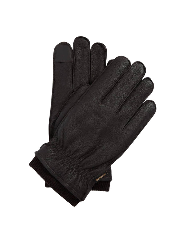 Barbour Brown Leather Gloves